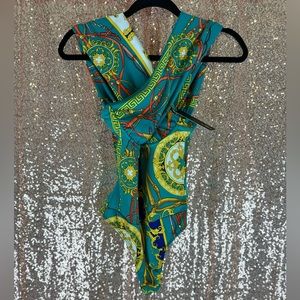 Cross Top Bodysuit, Medium